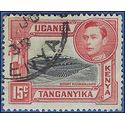 Kenya,Uganda and Tanganyika # 72 1943 Used