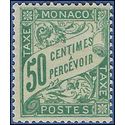 Monaco #J10 1927 Mint H