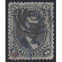 #  98 15c Abraham Lincoln 1868 Used