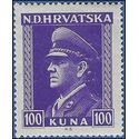 Croatia #  80  1944 Mint H Minor Skuff