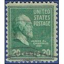 # 825 20c Presidential Issue-James A. Garfield 1938 Used