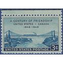 # 961 3c United States-Canada Friendship 1948 Mint NH