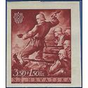 Croatia #B 60  1944 Mint HR Imperf Thin