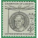 #1136 4c Champions of Liberty Ernst Reuter 1959 Used