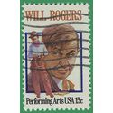 #1801 15c Performing Arts Will Rogers 1979 Used