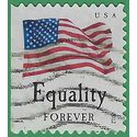 #4708 (45c Forever) Four Flags Equality ATM Booklet Single 2012 Used