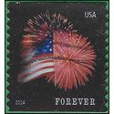 #4868 (49c Forever) Star Spangled Banner Coil Single Used