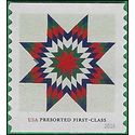 #5098 25c Presort Star Quilts Coil Single 2016 Used
