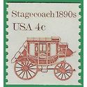 #1898a 4c Stagecoach 1890s Coil Single 1982 Mint NH
