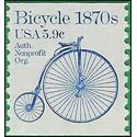 #1901 5.9c Bicycle 1870s Coil Single 1982 Mint NH