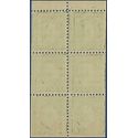 # 498e 1c George Washington Booklet Pane of 6 1917 Mint NH