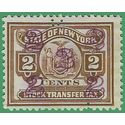 New York SRS# ST109 2c Stock Transfer Tax 1922-23 Used