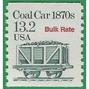 #2259 13.2c Coal Car 1870s Bulk Rate Coil Single 1988 Mint NH