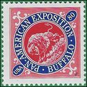 #3505d 80c Pan-American Invert Stamp Centennial 2001 Mint NH