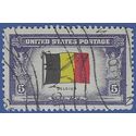 # 914 Overrun Countries Belgium 1943 Used