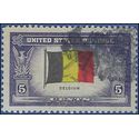 # 914 Overrun Countries Belgium 1943 Used