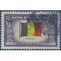 # 914 Overrun Countries Belgium 1943 Used