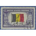 # 914 Overrun Countries Belgium 1943 Used