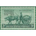 # 981 3c 100th Anniversary Minnesota Territory 1949 Mint NH