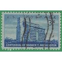 #1074 3c 100th Anniversary Booker T. Washington 1956 Used