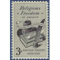 #1099 3c Religious Freedom in America 1957 Mint NH