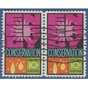#1547 10c Energy Conservation 1974 Used Attached Pair