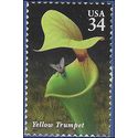 #3529 34c Carnivorous Plants Yellow Trumpet 2001 Mint NH