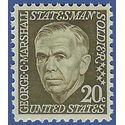 #1289a 20c Prominent Americans General George C. Marshall 1973 Mint NH
