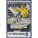 #1493 8c Postal Service Employees Mail Canceling 1973 Mint NH