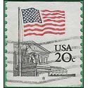 #1895a 20c Flag Over Supreme Court PNC Single #8 1981 Used