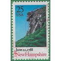 #2344 25c Constitution Bicentennial New Hampshire 1988 Used