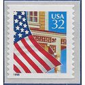 #2915b 32c Flag over Porch Coil Single 1996 Mint NH