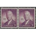 # 937 3c Alfred E. Smith 1945 Mint NH Attached Pair