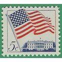 #1208 5c American Flag over White House 1963 Mint NH