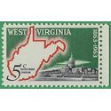 #1232 5c West Virginia Statehood 1963 Mint NH