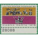 #1265 5c 750th Anniversary Magna Carta P# 1965 Mint NH