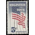 #1249 5c Register to Vote 1964 Used