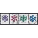#5031-5034 Geometric Snowflakes Set/4 2015 Used