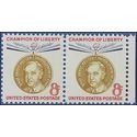#1137 8c Champion of Liberty Ernst Reuter 1959 Mint NH Attached Pair