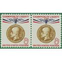 #1148 8c Champion of Liberty Thomas G. Masaryk 1960 Mint NH Attached Pair