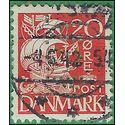 Denmark # 238d 1940 Used  Perfin "NSV"