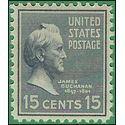 # 820 15c Presidential Series-James Buchanan 1938 Mint NH