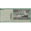# 956 3c Four Chaplains P# Single 1948 Mint NH