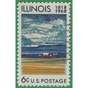 #1339 6c 150th Anniversary Illinois Statehood 1968 Used
