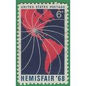 #1340 6c Hemisfair '68 Exhibition 1968 Used