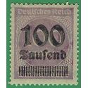 Germany # 253 1923 Mint HR Gum Disturbance