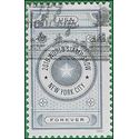 #5062 World Stamp Show NY Blue 2016 Used