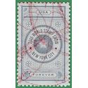 #5062 World Stamp Show NY Blue 2016 Used