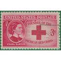 # 967 3c Clara Barton American Red Cross 1948 Used