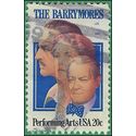 #2012 20c The Barrymores 1982 Used